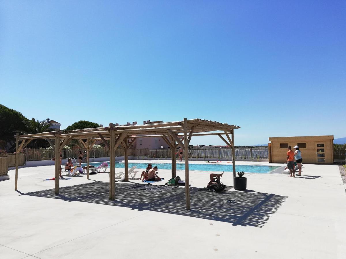 Appartement Cosy Sur La Presqu'Ile De Cap Coudalere Avec Piscine Ouverte Et Chauffee Le Barcarès エクステリア 写真