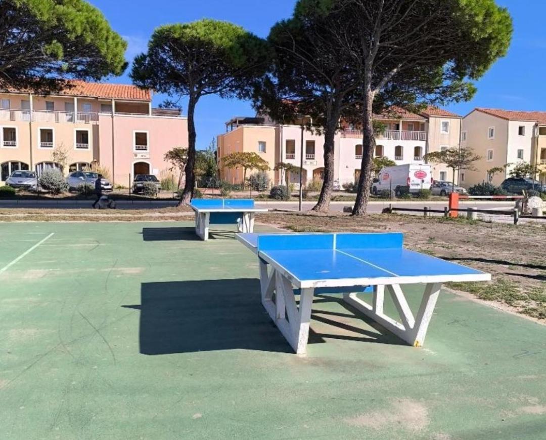 Appartement Cosy Sur La Presqu'Ile De Cap Coudalere Avec Piscine Ouverte Et Chauffee Le Barcarès エクステリア 写真